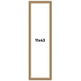 thumbnail image 1 of 11x43 Frame Gold Solid Wood Picture Frame Width 1.25 Inches | Interior Frame Depth 0.375 Inches |, 1 of 8