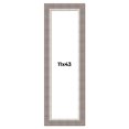 thumbnail image 1 of 11x43 Frame Grey Real Wood Picture Frame Width 2.75 Inches | Interior Frame Depth 0.5 Inches |, 1 of 8