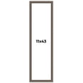 thumbnail image 1 of 11x43 Frame Silver Real Wood Picture Frame Width 1.25 Inches | Interior Frame Depth 0.5 Inches |, 1 of 8