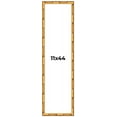 thumbnail image 1 of 11x44 Frame Gold Bamboo Solid Wood Picture Frame | 1 Inch Moulding Width | Interior Frame Depth, 1 of 8
