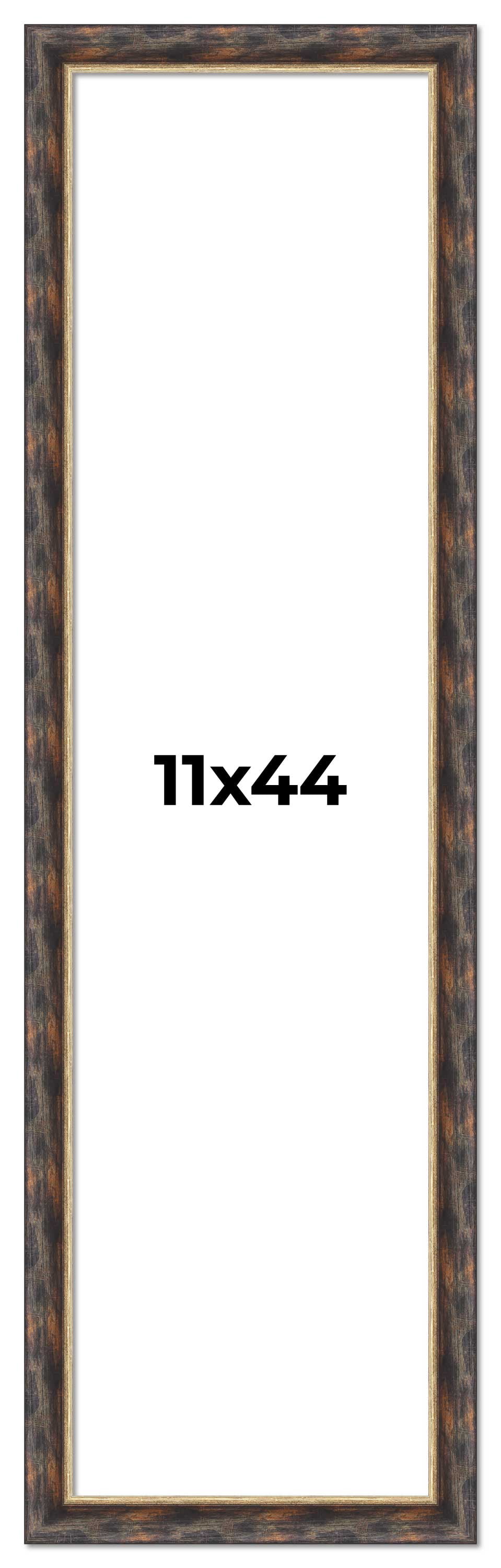 11x44 Frame Gold Real Wood Picture Frame Width 1.5 inches | Interior ...