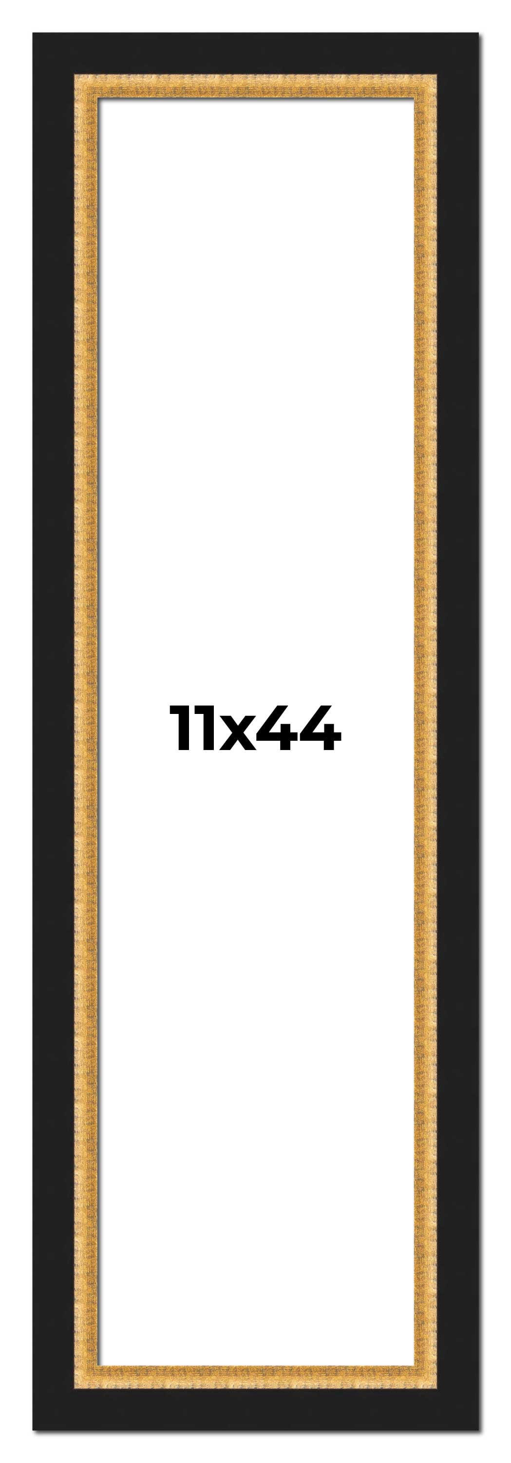 11x44 Frame Gold Real Wood Picture Frame Width 2.25 Inches | Interior ...
