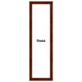 thumbnail image 1 of 11x44 Walnut Brown Veneer Real Wood Picture Frame Width 1.75 inches | Interior Frame Depth 0.5, 1 of 8