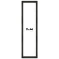 thumbnail image 1 of 11x46 Frame Black Rustic Barnwood Solid Wood Picture Frame | 1.5 Inch Moulding Width | Includes UV, 1 of 8