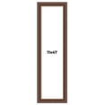 thumbnail image 1 of 11x47 Copper and Brown Real Wood Picture Frame Width 2 inches | Interior Frame Depth 0.5 inches |, 1 of 8