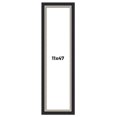 thumbnail image 1 of 11x47 Frame Black Real Wood Picture Frame Width 2.25 Inches | Interior Frame Depth 0.5 Inches |, 1 of 8
