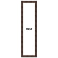thumbnail image 1 of 11x47 Frame Brown Burl Real Wood Picture Frame Width 1.625 Inches | Interior Frame Depth 0.5 Inches, 1 of 8