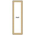 thumbnail image 1 of 11x47 Frame Gold Plein Aire Solid Wood Picture Frame Width 2 Inches | Interior Frame Depth 0.5, 1 of 8