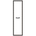thumbnail image 1 of 11x47 Frame Silver Real Wood Picture Frame Width 1.25 Inches | Interior Frame Depth 0.75 Inches |, 1 of 8