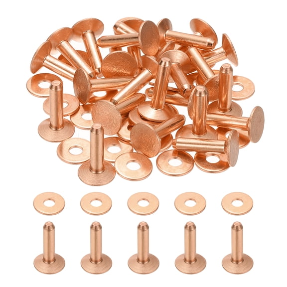 11x4x16mm Studs for Clothing, 100 Sets Spikes for Clothes Studs and Spikes Leather Rivets Burrs Copper Fastener Metal Screw Posts for Leather Jacket Crafting Crafts Fabric