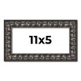 thumbnail image 1 of 11x5 Frame Black-Brown Medieval Solid Wood Picture Frame | 1.5 Inch Moulding Width | Gotham Beveled, 1 of 8