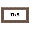 thumbnail image 1 of 11x5 Frame Golden Caramel Solid Wood Bronze Picture Frame | 1.25 Inch Moulding Width | 0.5 Inch, 1 of 8