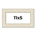 thumbnail image 1 of 11x5 Frame White Real Wood Picture Frame Width 1.75 inches | Interior Frame Depth 0.5 inches |, 1 of 8