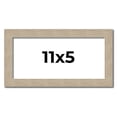 thumbnail image 1 of 11x5 IN Frame Grey Solid Wood Picture Frame Width 1 Inches | Interior Frame Depth 0.5 Inches |, 1 of 8
