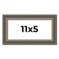 thumbnail image 1 of 11x5 IN Frame Silver Real Wood Picture Frame Width 1.25 Inches | Interior Frame Depth 0.5 Inches |, 1 of 8