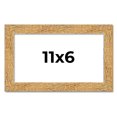 thumbnail image 1 of 11x6 Frame Beige Real Wood Picture Frame Width 1.25 inches | Interior Frame Depth 0.5 inches |, 1 of 8