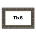 thumbnail image 1 of 11x6 Frame Black Bamboo Solid Wood Picture Frame Width 1.5 Inches | Interior Frame Depth 0.5 Inches, 1 of 8