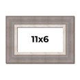 thumbnail image 1 of 11x6 Frame Grey Real Wood Picture Frame Width 2.75 Inches | Interior Frame Depth 0.5 Inches | Linus, 1 of 8