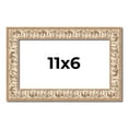 thumbnail image 1 of 11x6 Frame White Real Wood Picture Frame Width 1.5 inches | Interior Frame Depth 0.5 inches |, 1 of 8