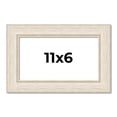 thumbnail image 1 of 11x6 Frame White Real Wood Picture Frame Width 1.75 inches | Interior Frame Depth 0.5 inches |, 1 of 8