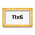 thumbnail image 1 of 11x6 Shadow Box Frame Gold | 1.625 Inches Deep Real Wood Traditional Shadowbox Display Frame | UV, 1 of 5