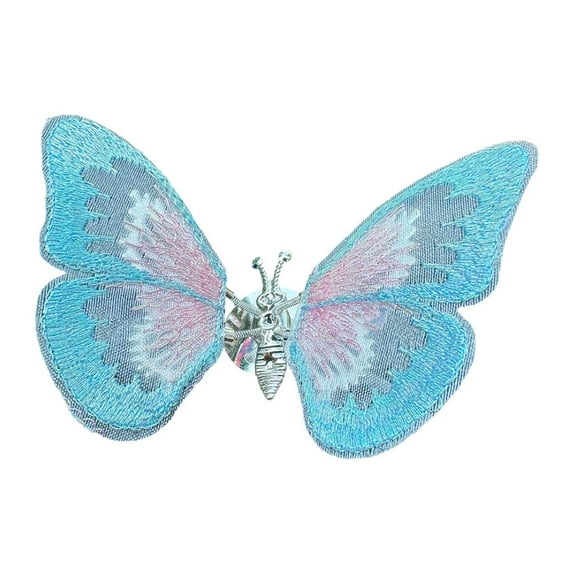 11x6 cm Car Interior Butterfly Decoration - Vibrant Colors, Perfect Mood Booster
