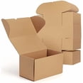thumbnail image 1 of 11x6x6 Inches Shipping Boxes Set of 20, Brown Small Corrugated Cardboard Box, Mailer Boxes for Packing Small Business, 1 of 6