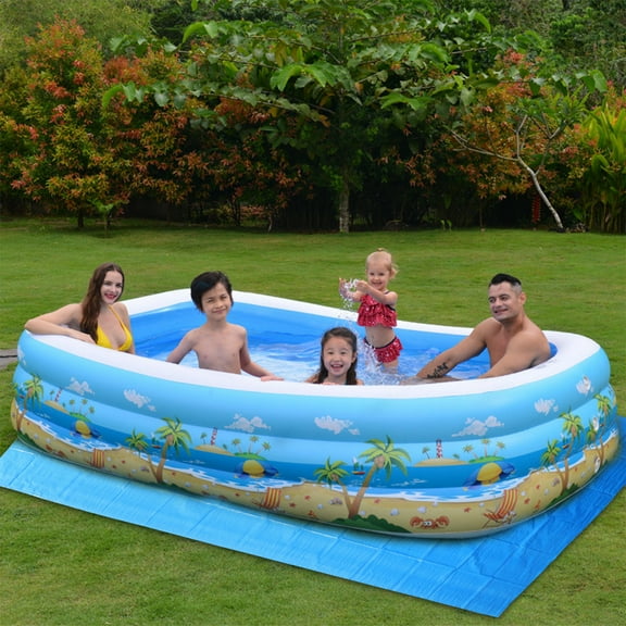 11x7.8ft Swimming Pool Ground Cloths, Heavy Duty Pool Liner Pad for Above Ground Swimming Pools - Protects Pool Liner, Prevents Punctures, Weed Barrier, Durable Geotextile Material - Rectangle