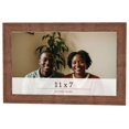 thumbnail image 1 of 11x7 Frame Brown Farmhouse Solid Wood Picture Frame Width 1.5 Inches | Interior Frame Depth 0.5, 1 of 8
