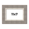thumbnail image 1 of 11x7 Frame Grey Real Wood Picture Frame Width 2.75 Inches | Interior Frame Depth 0.5 Inches | Linus, 1 of 8