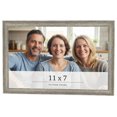 thumbnail image 1 of 11x7 Frame Grey Solid Wood Picture Frame Width 1 Inches | Interior Frame Depth 0.5 Inches |, 1 of 8