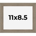 thumbnail image 1 of 11x8.5 Frame Gray Barnwood Rustic Solid Wood Picture Frame | 1.5 Inch Moulding Width | Includes UV, 1 of 8
