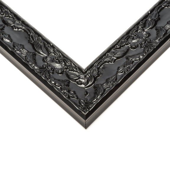 11x8 Frame Black Solid Wood Picture Frame Width 1.75 Inches | Interior Frame Depth 0.375 Inches |