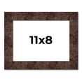 thumbnail image 1 of 11x8 Frame Brown Burl Real Wood Picture Frame Width 1.625 Inches | Interior Frame Depth 0.5 Inches, 1 of 8