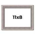 thumbnail image 1 of 11x8 Frame Grey Real Wood Picture Frame Width 1.25 inches | Interior Frame Depth 0.5 inches | Hans, 1 of 8