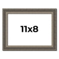 thumbnail image 1 of 11x8 Frame Silver Real Wood Picture Frame Width 1.25 Inches | Interior Frame Depth 0.5 Inches |, 1 of 8
