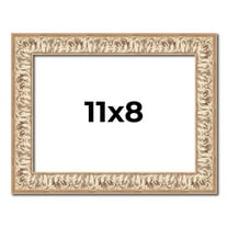 11x8 Frame White Real Wood Picture Frame Width 1.5 inches | Interior Frame Depth 0.5 inches |