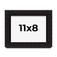 thumbnail image 1 of 11x8 Shadow Box Black Solid Wood Display Picture Frame | 1 Inch Rabbet Depth | | 1.375 Inch, 1 of 4