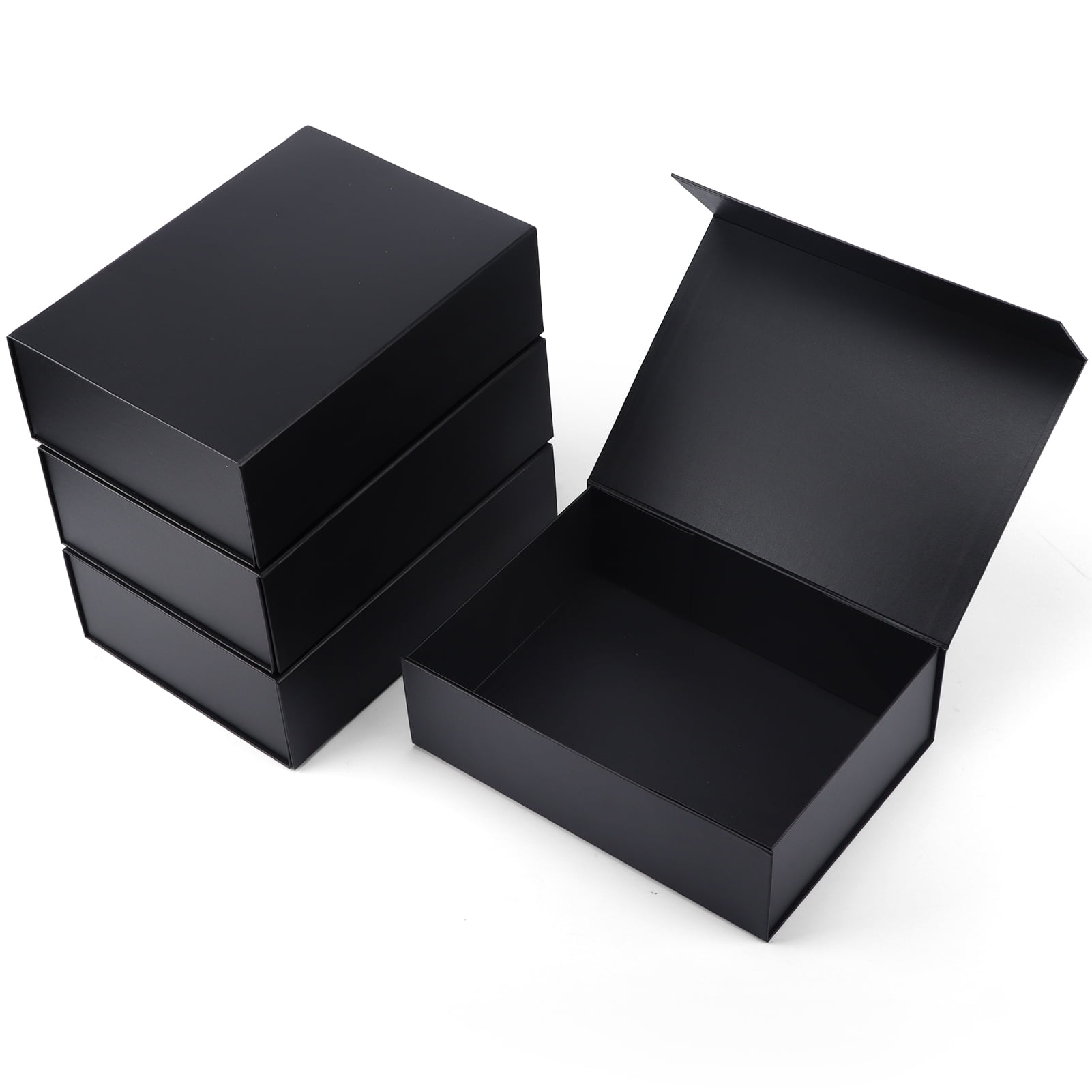 Large Black Gift Box 13 x 10 x 4.7 inch with Magnetic Lid - Bridesmaid  Proposal Gift Box