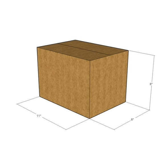11x8x8 - 32 ECT Corrugated Boxes -New for Moving or Shipping Needs