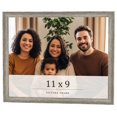 thumbnail image 1 of 11x9 Frame Grey Solid Wood Picture Frame Width 1 Inches | Interior Frame Depth 0.5 Inches |, 1 of 8