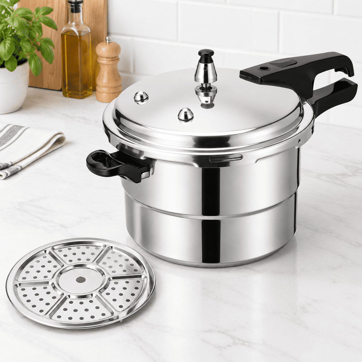 Kitchen Cocker 12.0 quarts Large Cooker for Stovetop Cooking, Multi-Functional Kitchen ...