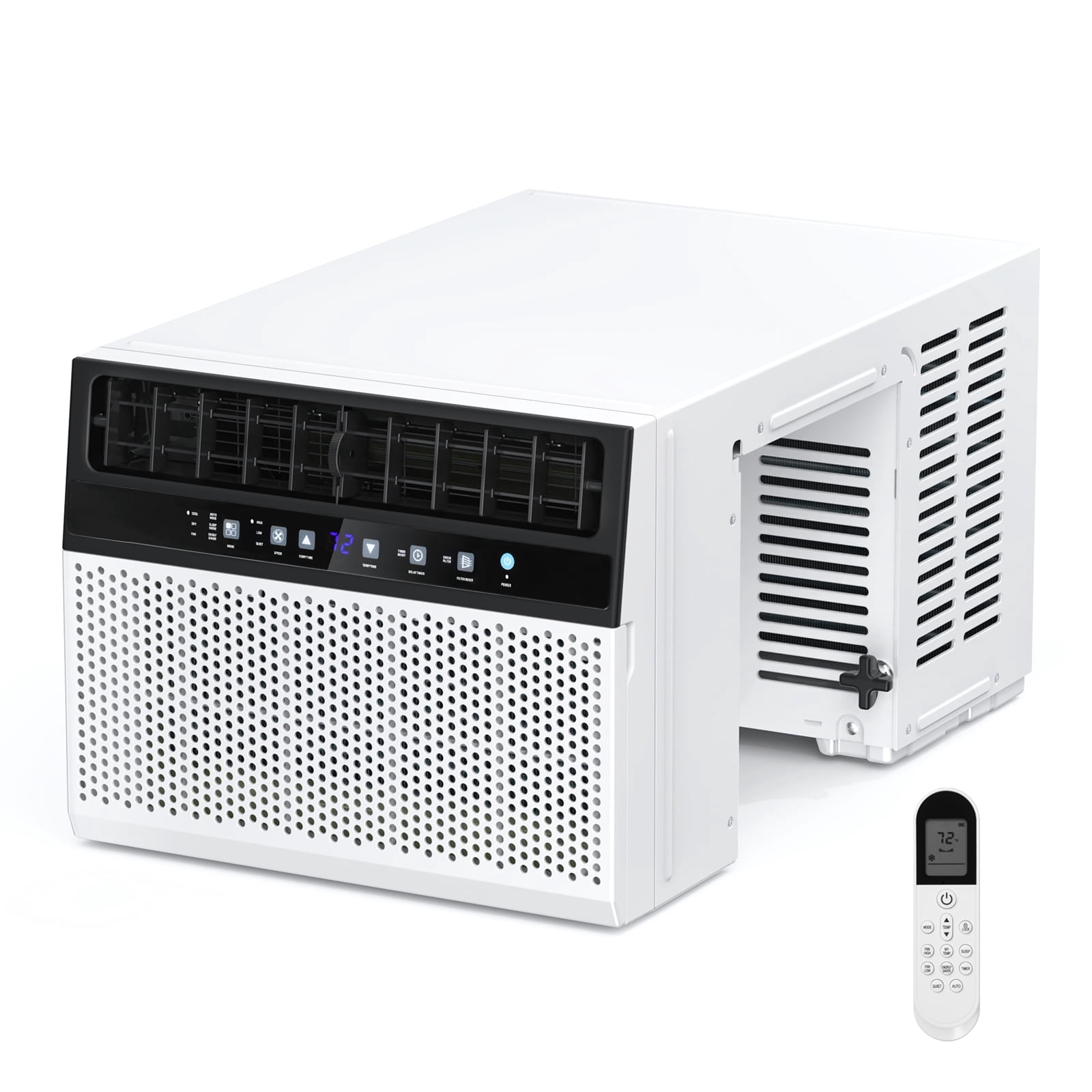 12000 BTU U-Shaped Window Air Conditioner Unit Cools up to 550 Sq.Ft. with 6 Modes 24H TimerUltra Quiet Window AC Units with Full Window ViewEnergy SavingEasy to InstallWhite