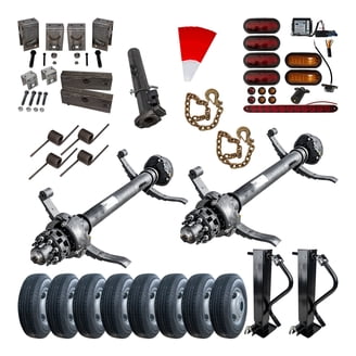 Heavy Duty Tandem Axle Trailer Spring Suspension Rebuild Kit – 7k To 14k Capacity
