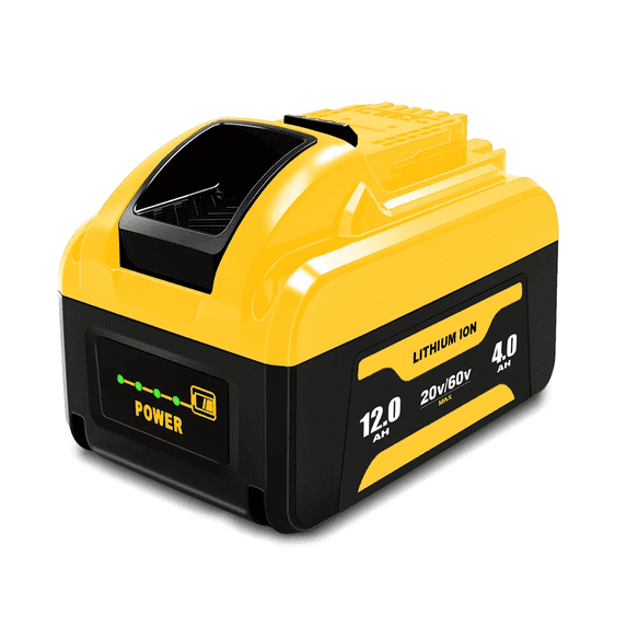 12.0Ah 20-60V* MAX Replacement Battery for 20V MAX XR System | Compatible with DCB612/DCB609/DCB606 Models & Flexvolt-Style Chargers
