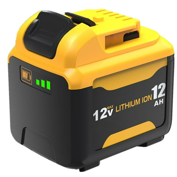 12.0Ah Battery Replacement for Dewalt 12V Battery MAX Cordless Power Tool DCB120 DCB123 DCB124 DCB126 DCB127 Lithium-ion Battery
