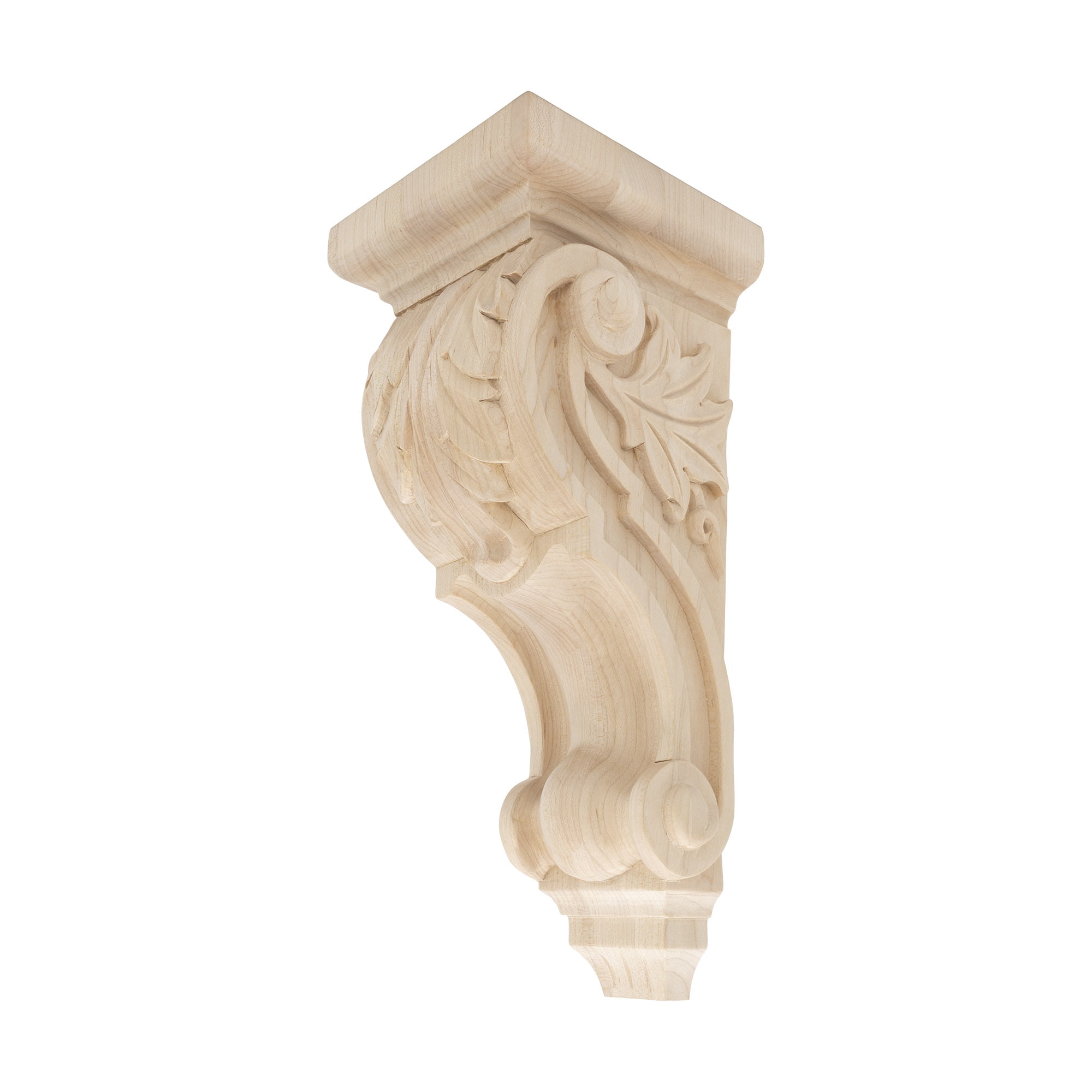12-1/2 in. x 5-1/8 in. x 5-3/8 in. Unfinished Hand Carved North