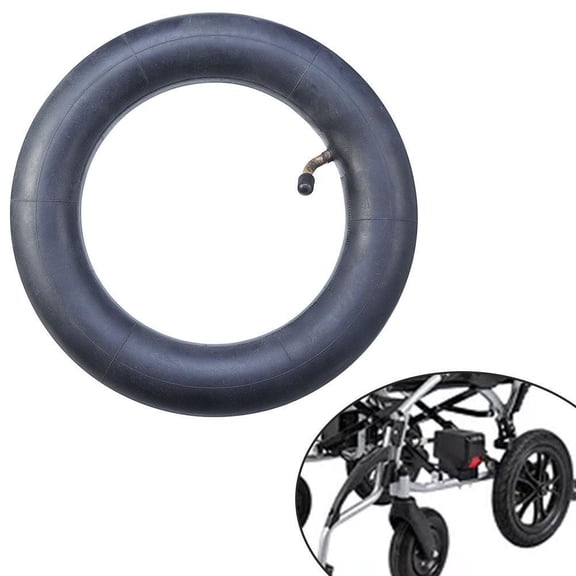 12 1/2 x 2 1/4 Inner Tube with Bent Valve  High Quality Rubber Tire Inner Tube Replacement for Scooter, Bike, Wheel, Durable Air Tube Repair Part