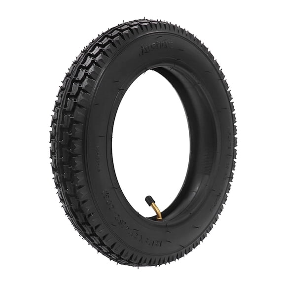 12-1/2 x2-1/4 12.5x2.25 Tire & Inner Tube Set with Angled Valve Stem For Electric Scooters Razor Pocket Mod, Currie, Schwinn, GT, IZIP, eZip