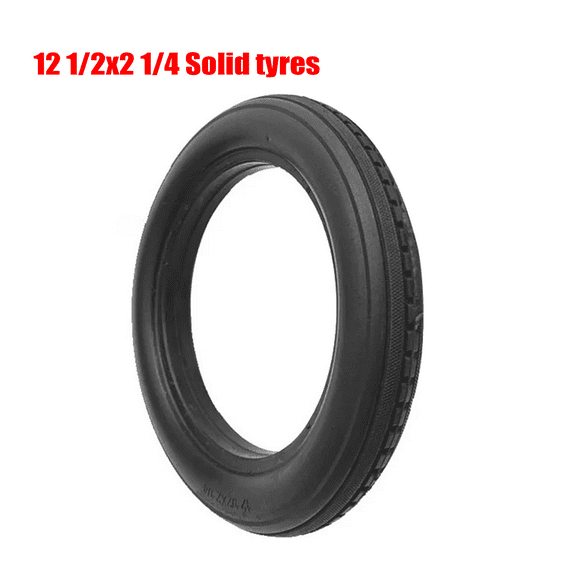 12 1/2x2 1/4 Non-Inflatable Blast-Proof Solid Tyre For Electric Bikes